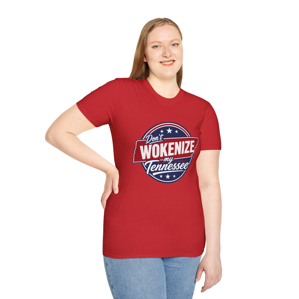 T-Shirt — "Don't Wokenize My Tennessee" Vintage Patriotic Graphic Tee