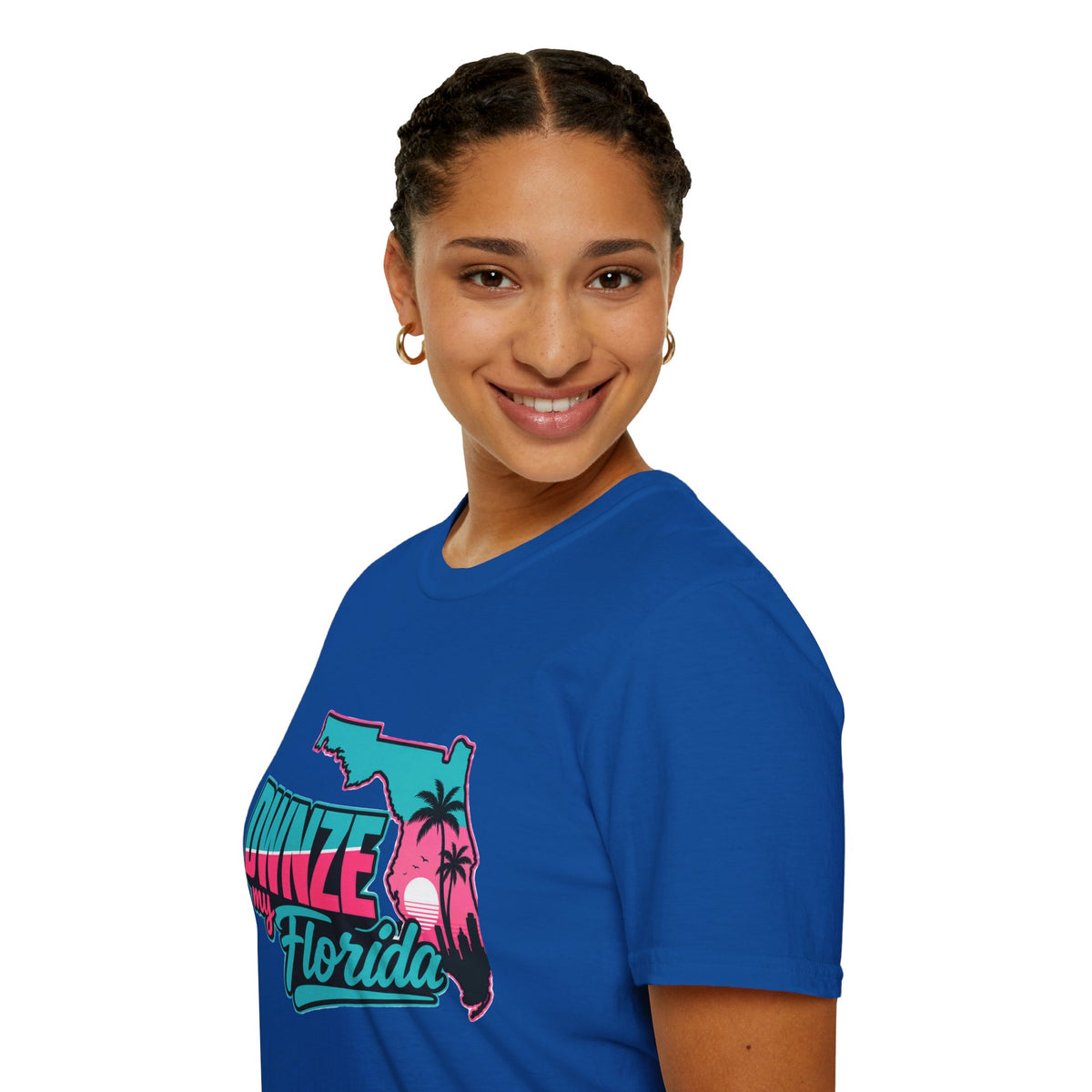 Florida Retro Palm T-Shirt — "DWNZE my Florida" Vintage Beach Tee