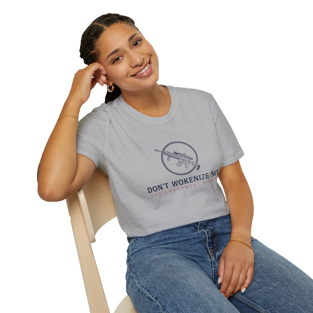Don't Wokenize My AR-Style Rifle T-Shirt — Anti-Woke Gun Rights Tee