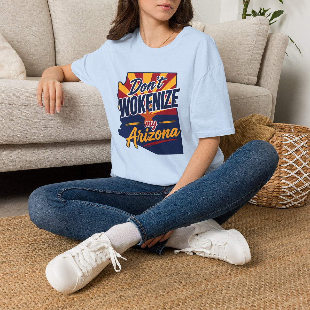 Arizona T-Shirt — "Don't Wokenize My Arizona" Retro State Pride Tee
