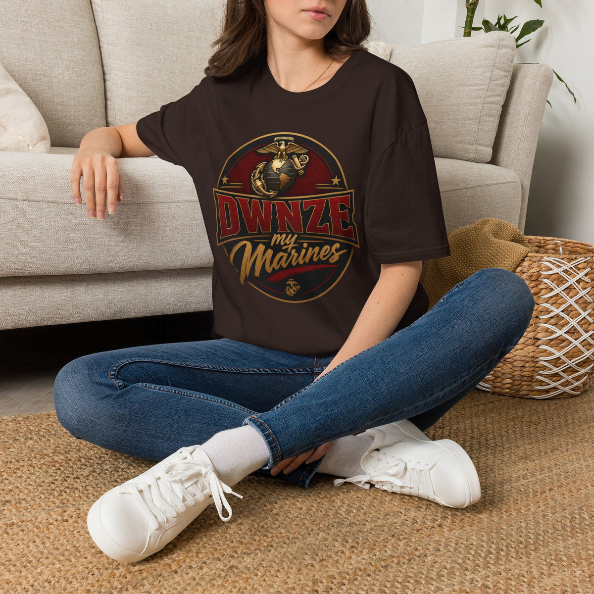 DWNZE Marines Emblem T-Shirt