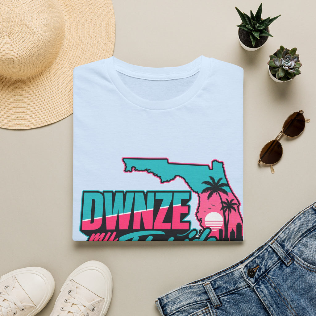 Florida Retro Palm T-Shirt — "DWNZE my Florida" Vintage Beach Tee